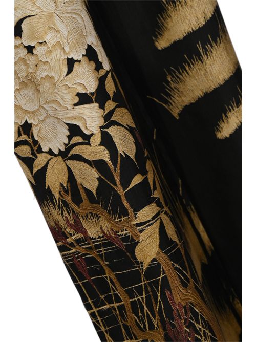 Pantalone fluido MSEMAPPA in twill di seta stampata MAX MARA STUDIO | 2616131034600003